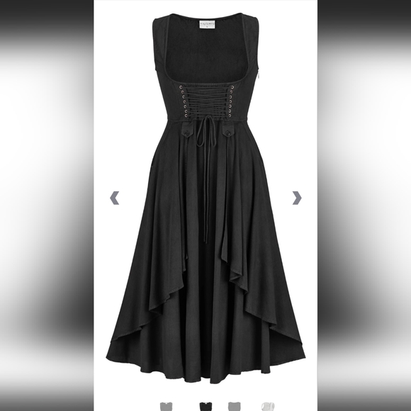 Holyclothing limited edition black Rosetta Overdress - Picture 2 of 2
